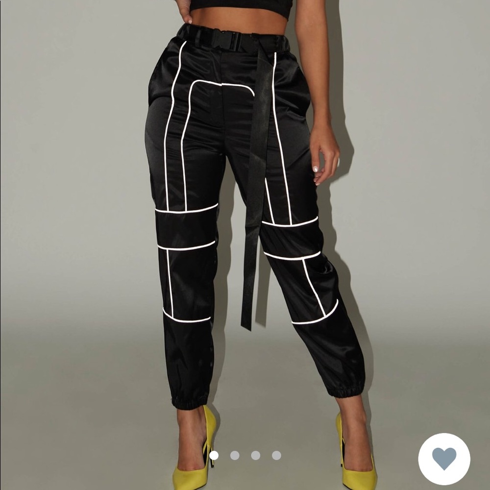 Reflective pant joggers
